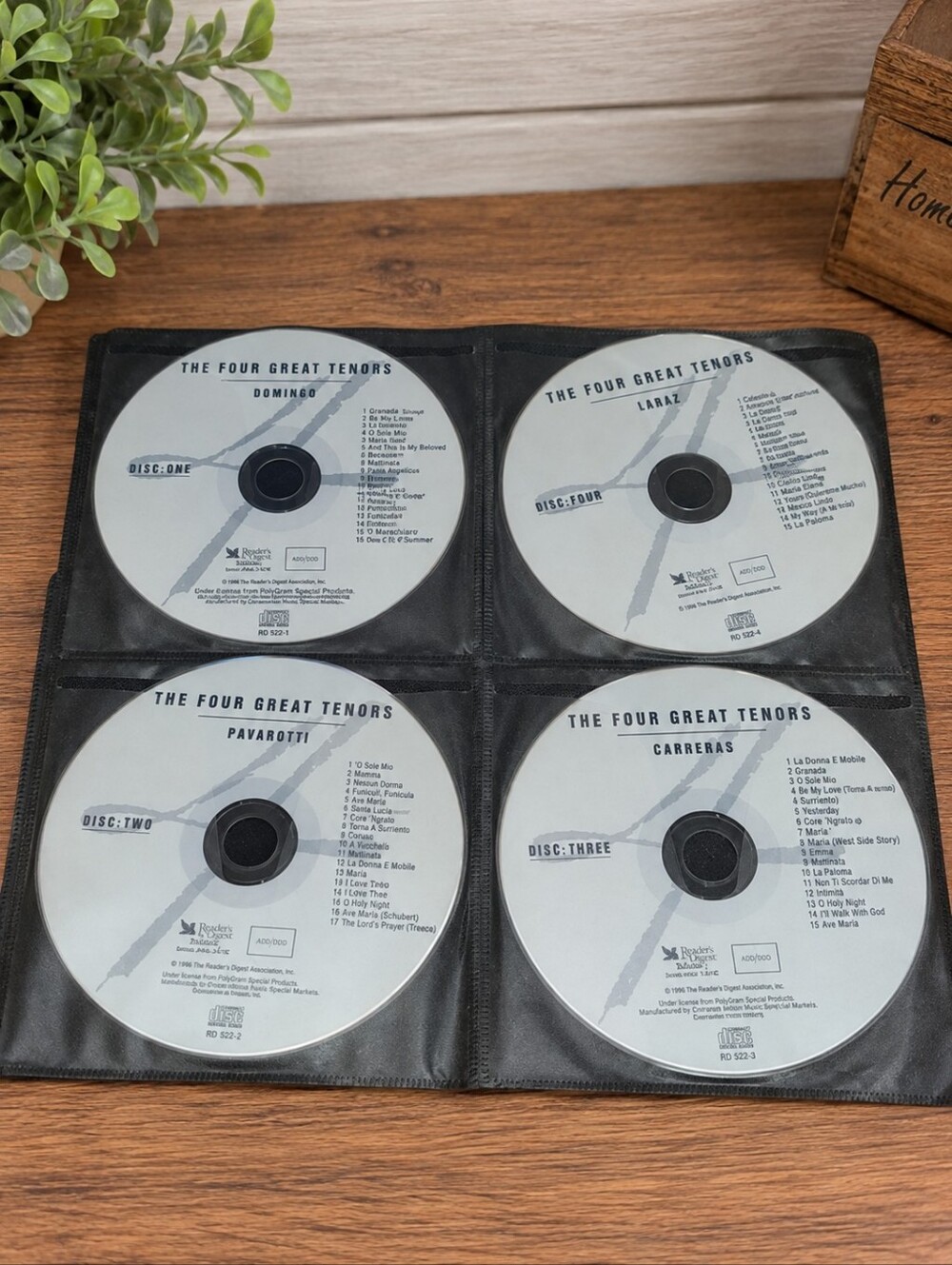 The Four Great Tenors collection CD music